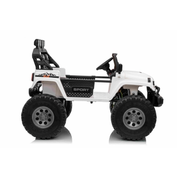Auto na akumulator Extreme Sport 4x4 Zmienna Wielkość Biały SX2539.BIA